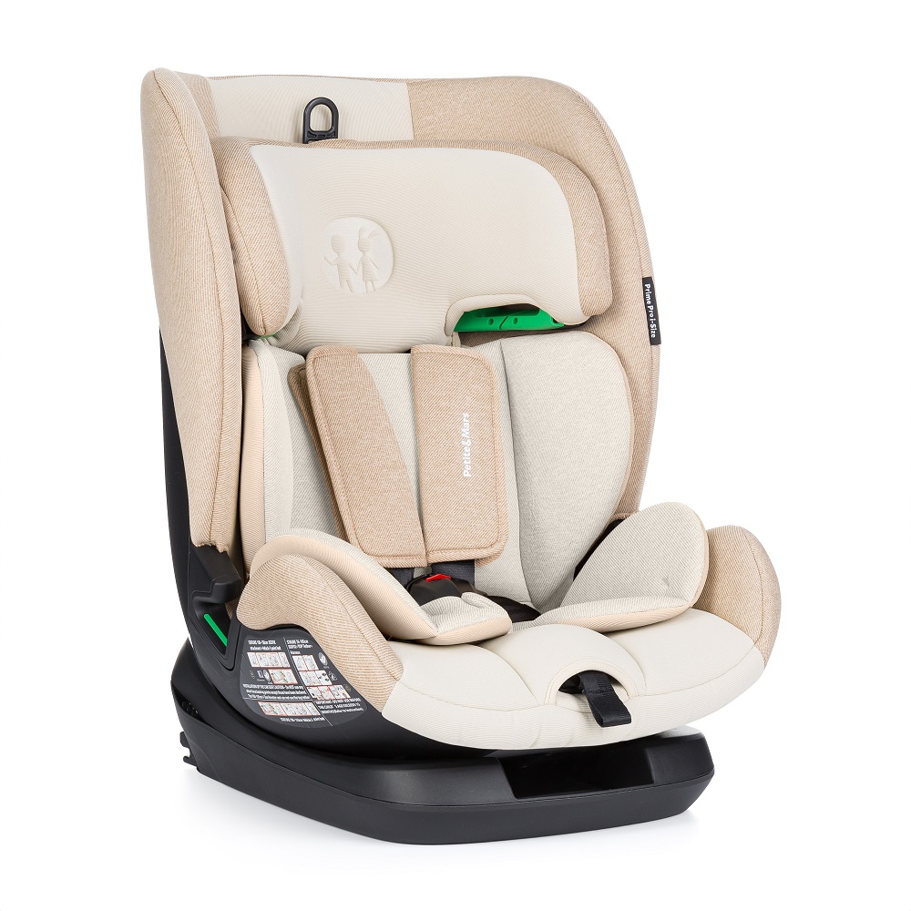 PETITE&amp;MARS Autosedačka Prime Pro i-Size Caramel Brown 76-150 cm (9-36 kg)