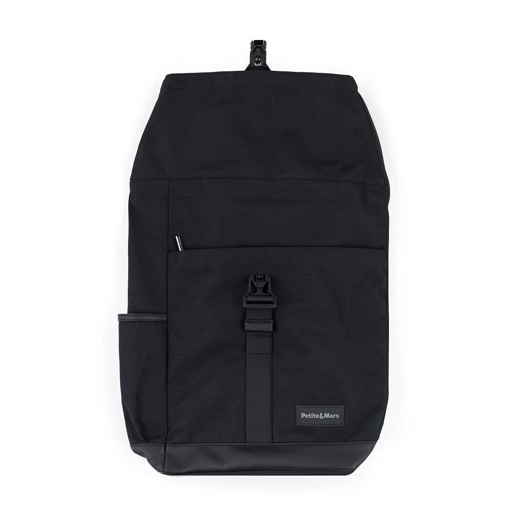 PETITE&amp;MARS Batoh prebaľovací na kočík Jackob Absolute Black