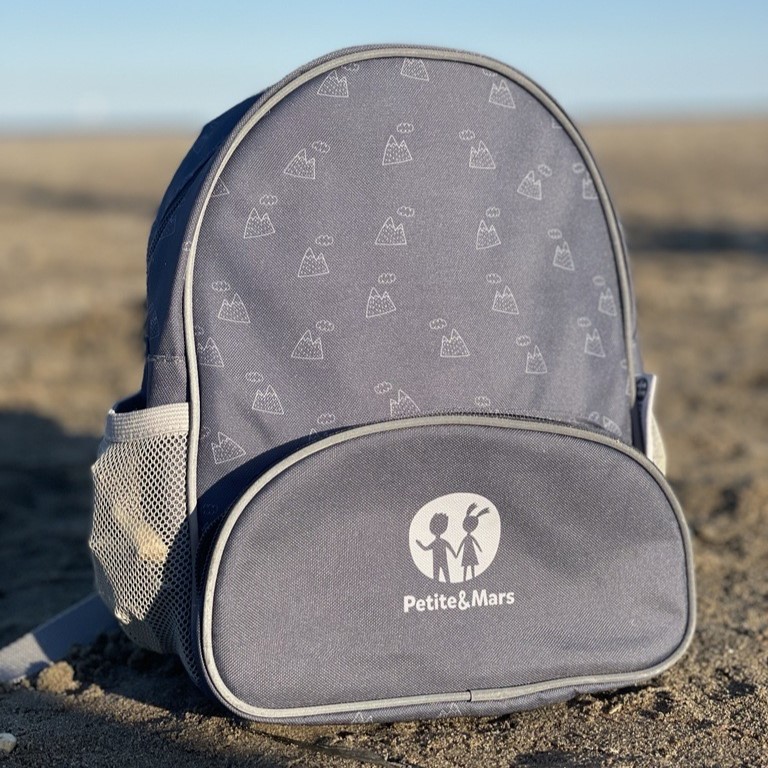 PETITE&amp;MARS Batôžtek detský Backie Grey Hills