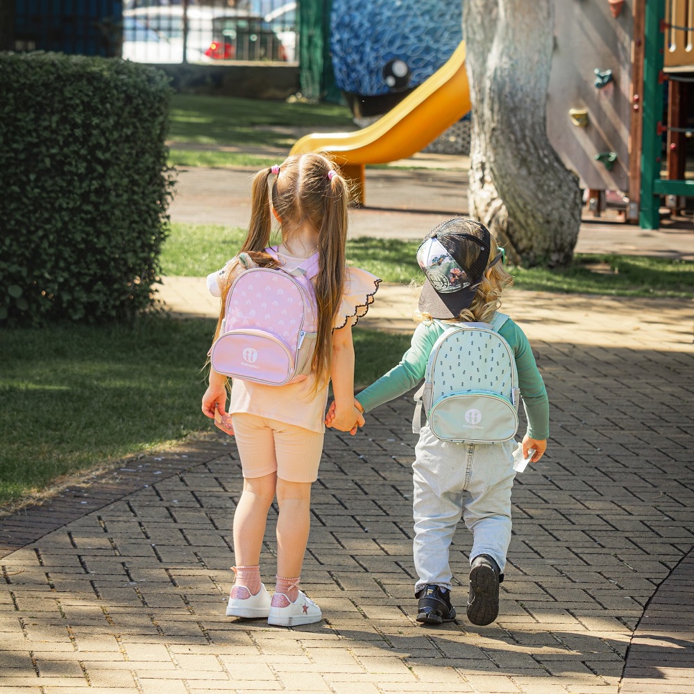 PETITE&amp;MARS Batôžtek detský Backie Grey Hills