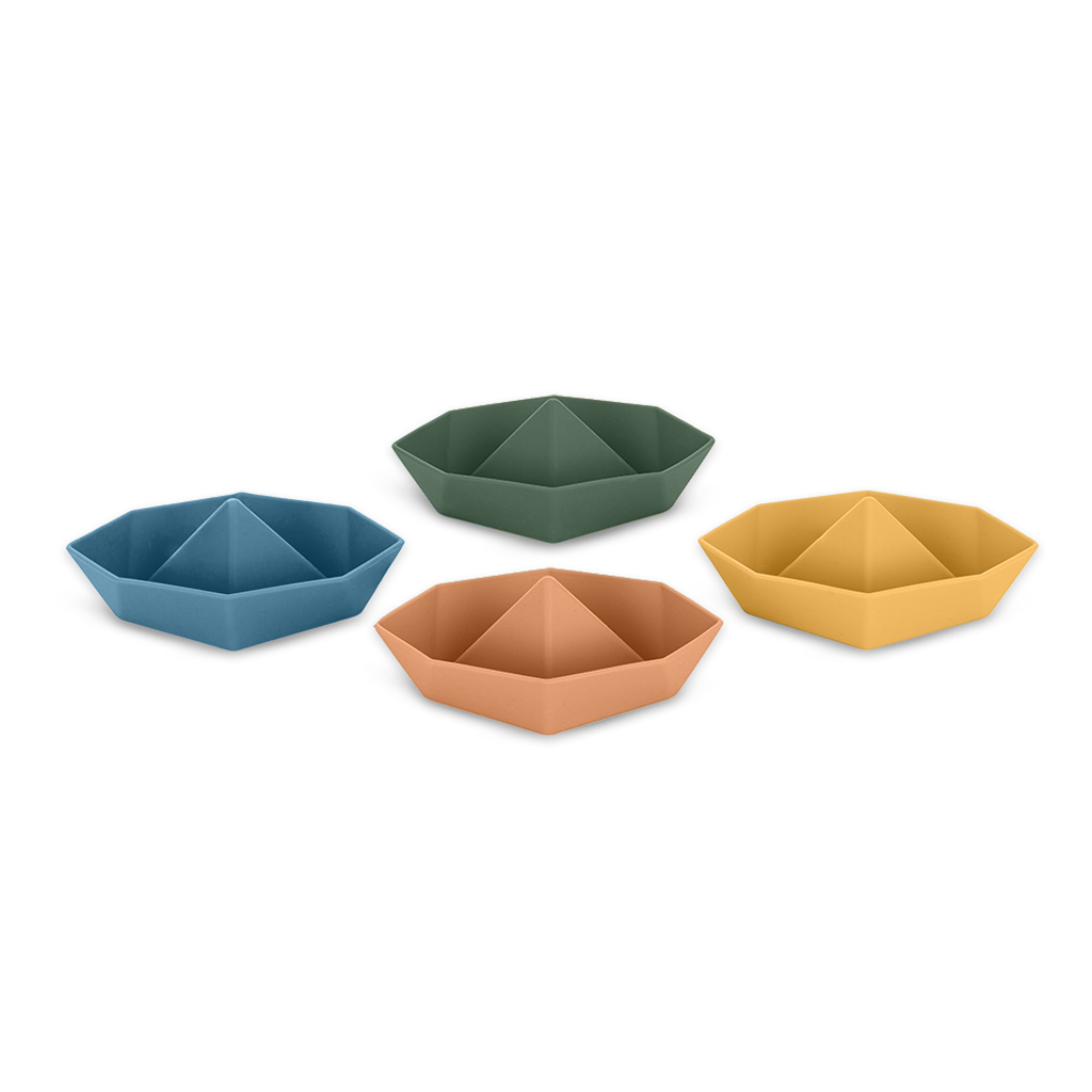 PETITE&amp;MARS Hračky silikónové do vody Ships 6m+