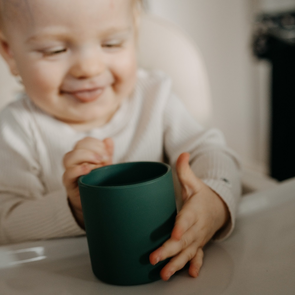 PETITE&amp;MARS Hrnček silikonový Take&amp;Match Dusty Rose 6m+