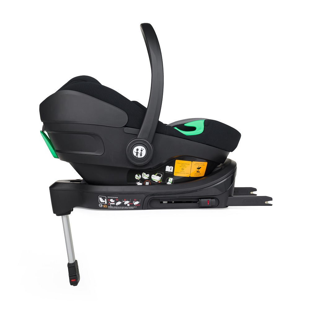 PETITE&amp;MARS Kočík kombinovaný ICON 2v1 Dove Grey LITE RWS + Core Pro i-Size Black Grey + Báza