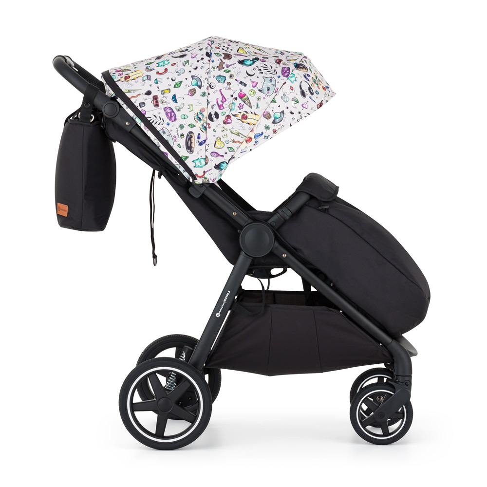 PETITE&amp;MARS Kočík športový Royal3 Black Limited100 Tattoo