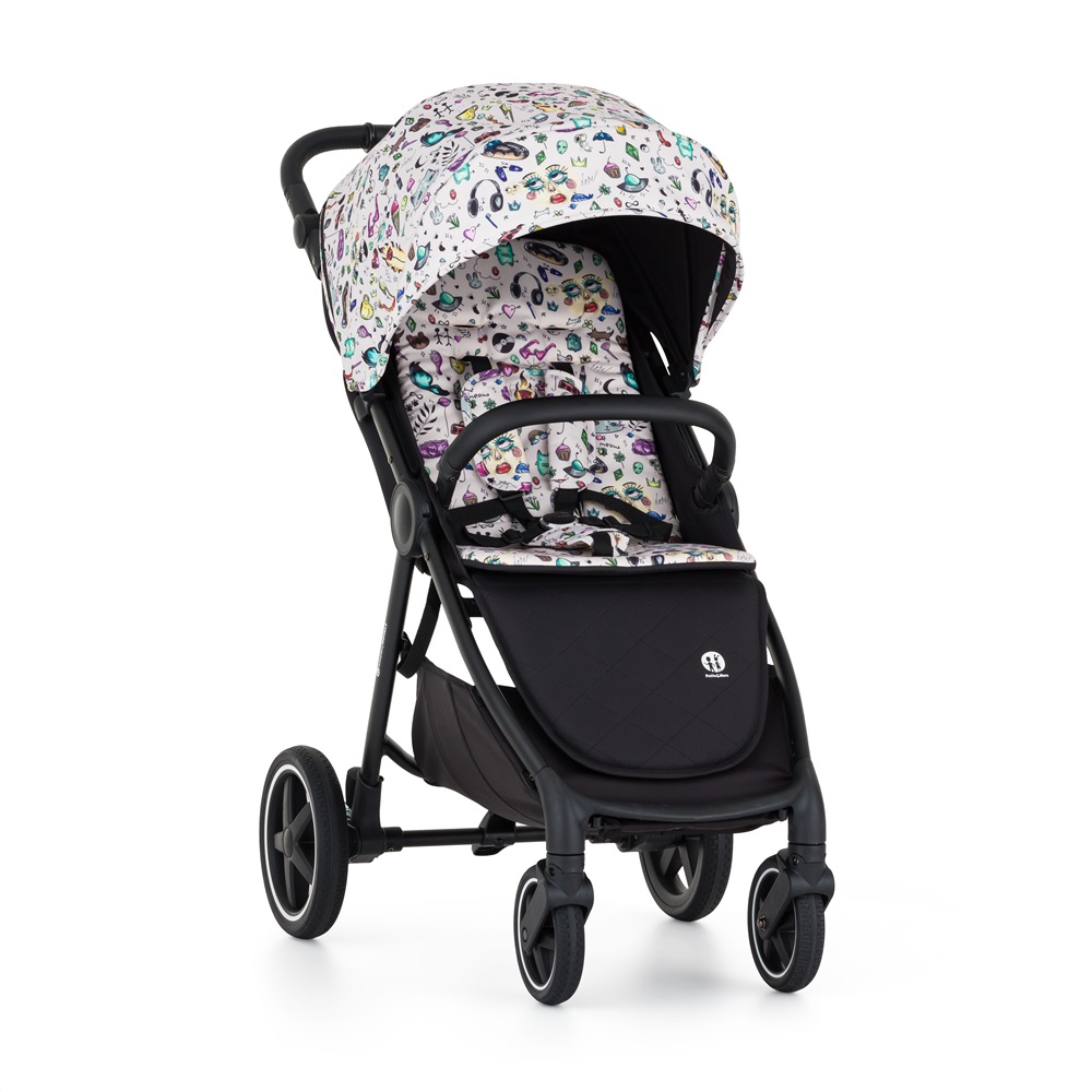 PETITE&amp;MARS Kočík športový Royal3 Black Limited100 Tattoo