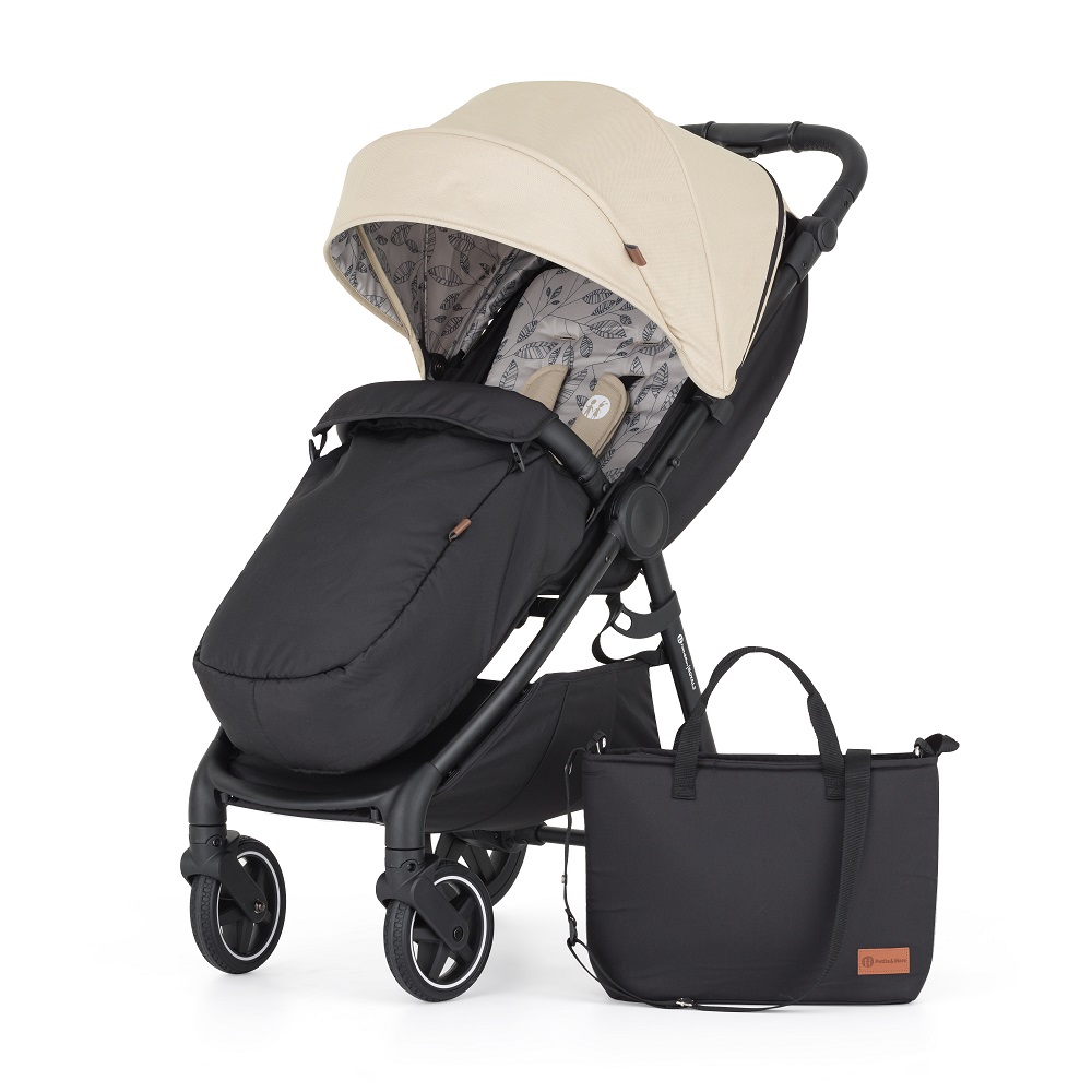 PETITE&amp;MARS Kočík športový Royal3 Black Sahara Beige