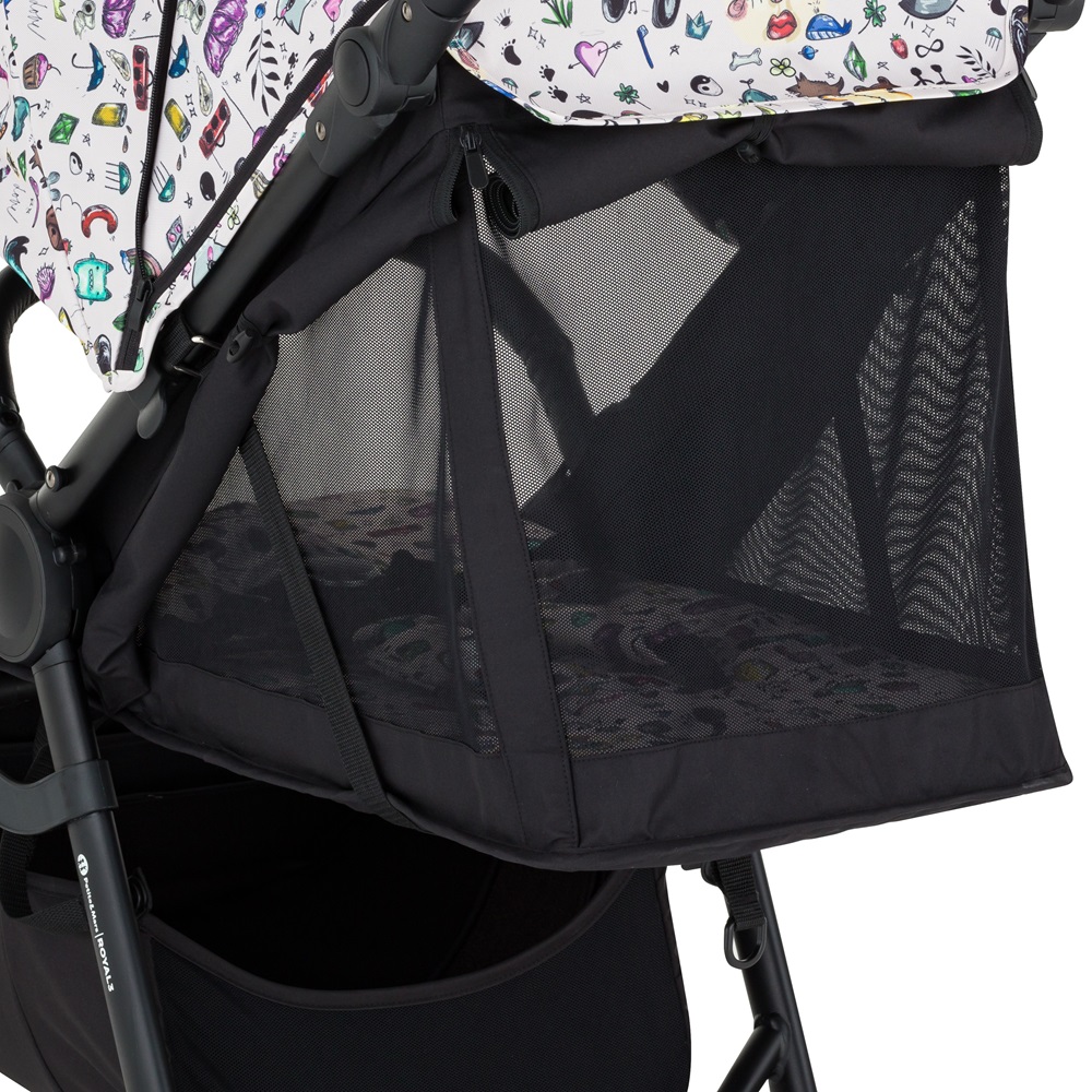 PETITE&amp;MARS Kočík športový Royal3 Black Sahara Beige