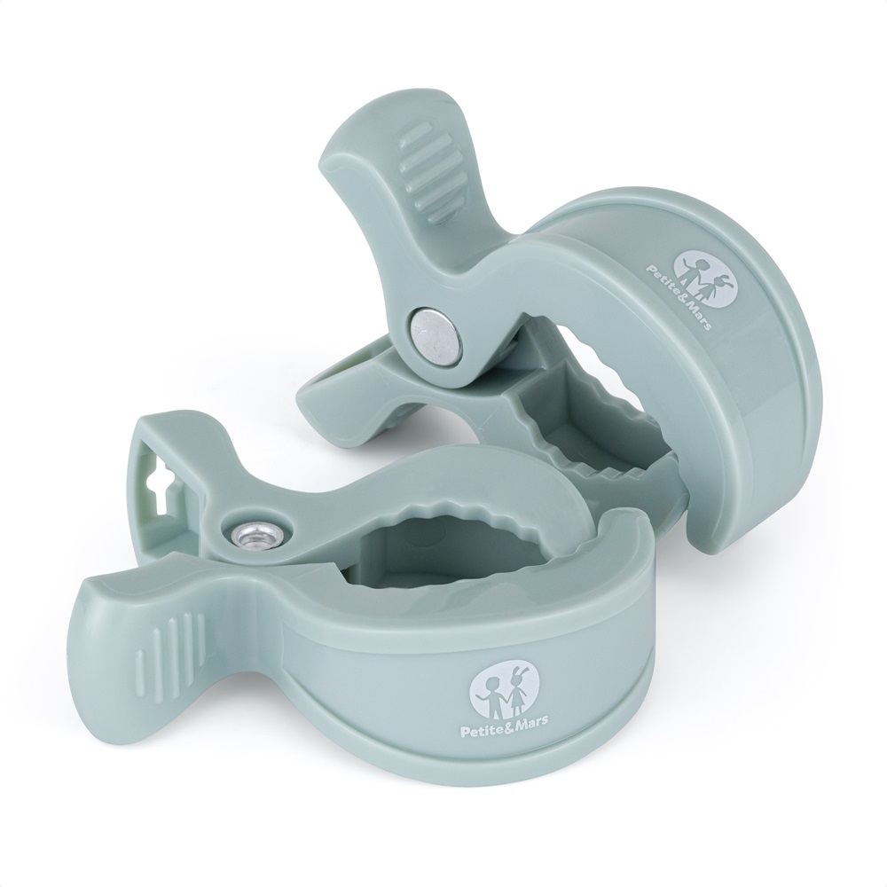 PETITE&amp;MARS Štipec Peg na kočík (2 ks) Green