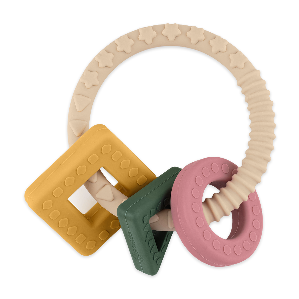 PETITE&amp;MARS Hryzačka silikónová Figures 0m+