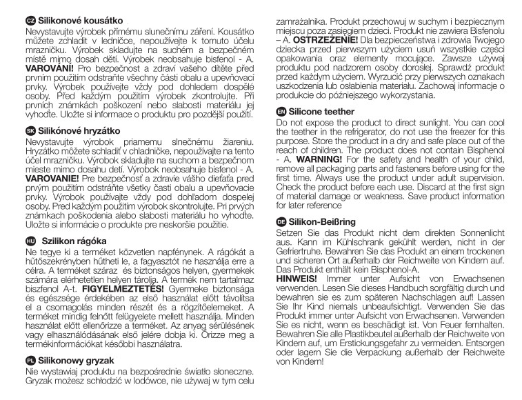 PETITE&amp;MARS Hryzačka silikónová Love 0m+