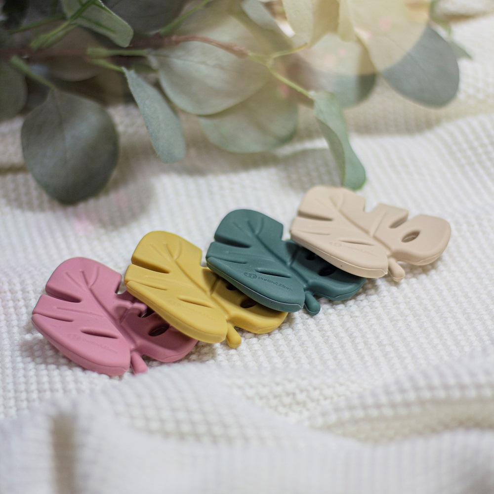 PETITE&amp;MARS Hryzačka silikónová TAKE&amp;MATCH Misty Green 0m+