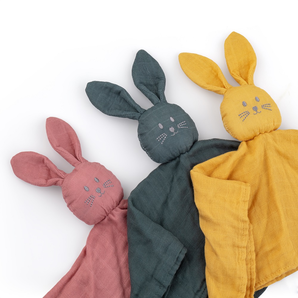 PETITE&amp;MARS Maznáčik bambusový mušelínový Hugo Dusty Rose 0m+