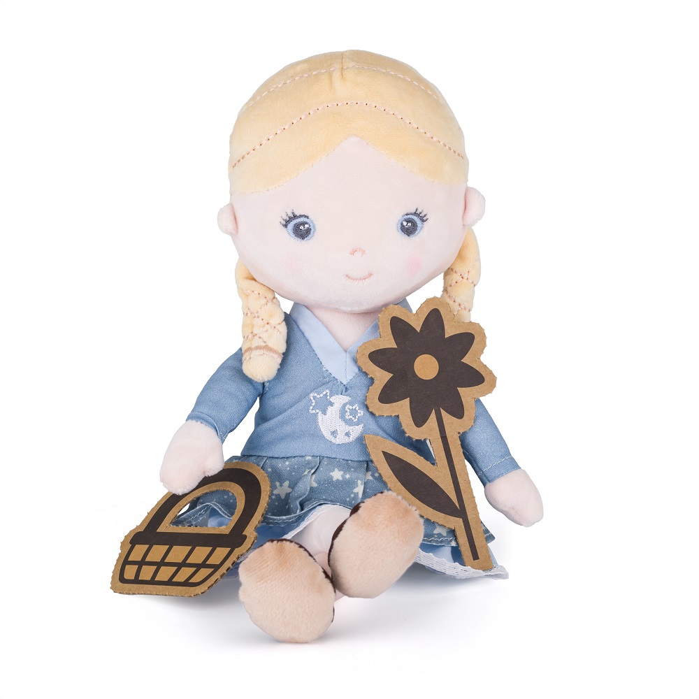 PETITE&amp;MARS Bábika plyšová Elise 0+, 35 cm