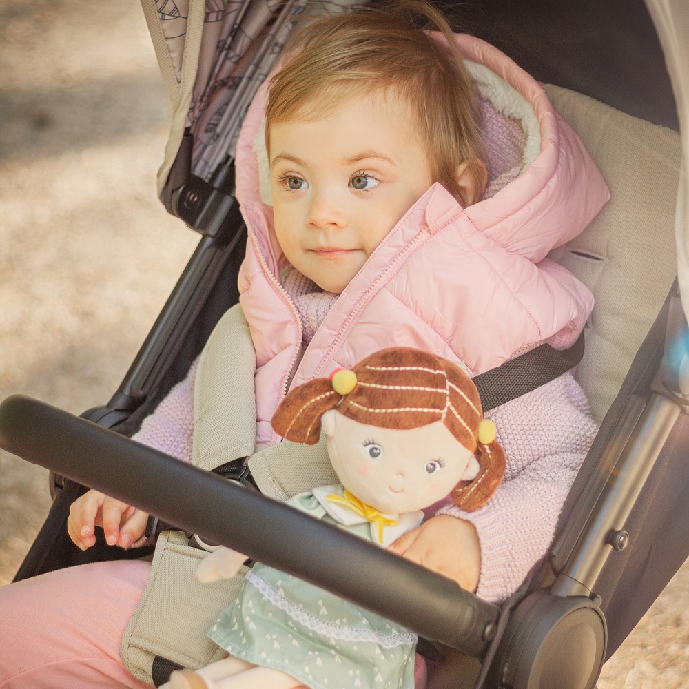 PETITE&amp;MARS Bábika plyšová Hannah 0+, 35 cm