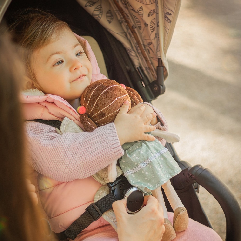 PETITE&amp;MARS Bábika plyšová Hannah 0+, 35 cm