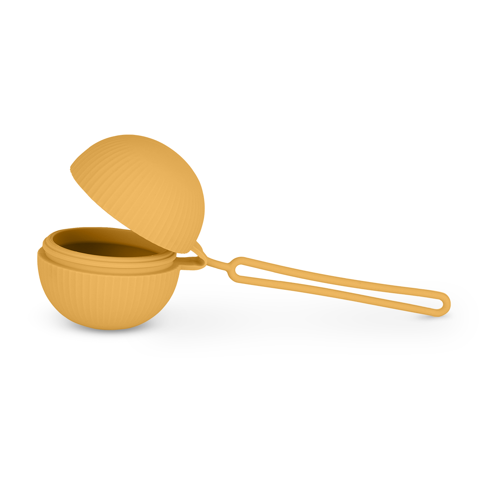 PETITE&amp;MARS Puzdro silikónové na cumlík Intense Ochre 0m+