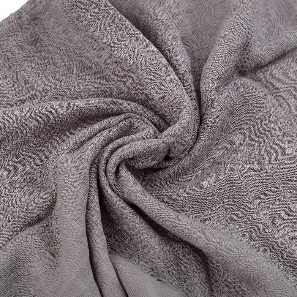 PETITE&amp;MARS Prikrývka bambusová mušelínová 2ks Misty Grey Planes 2v1, 120 x 120 cm