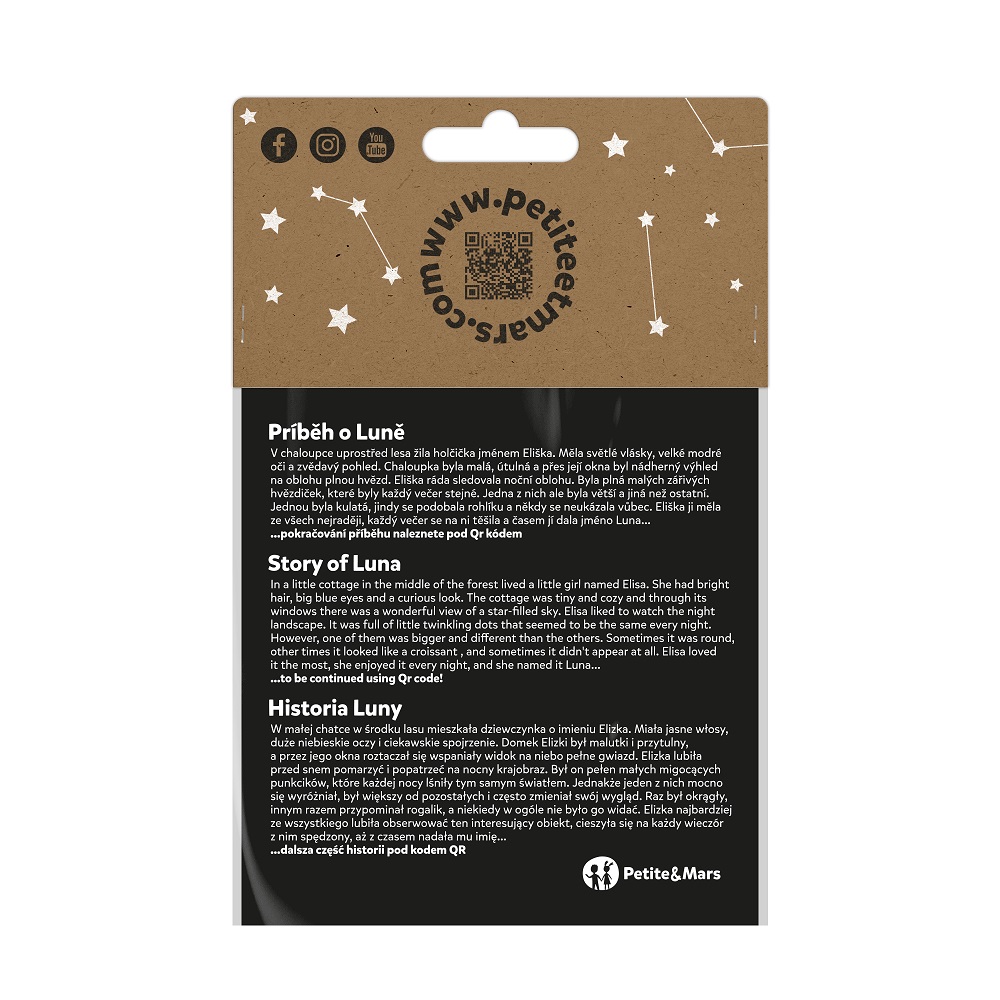 PETITE&amp;MARS Reflexné samolepky Heritage Luna