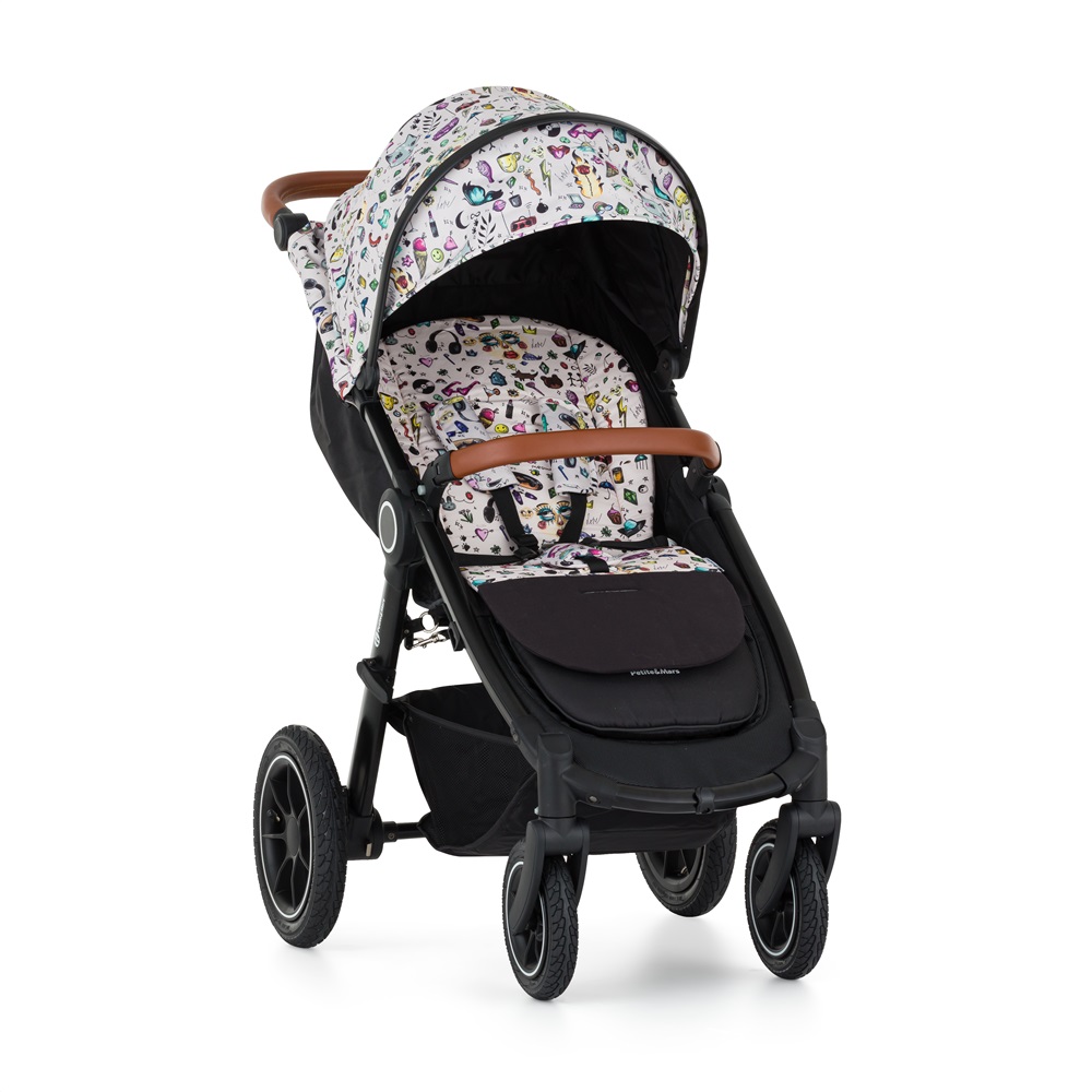 PETITE&amp;MARS Vložka do kočíka Foamy Limited 100 Tattoo