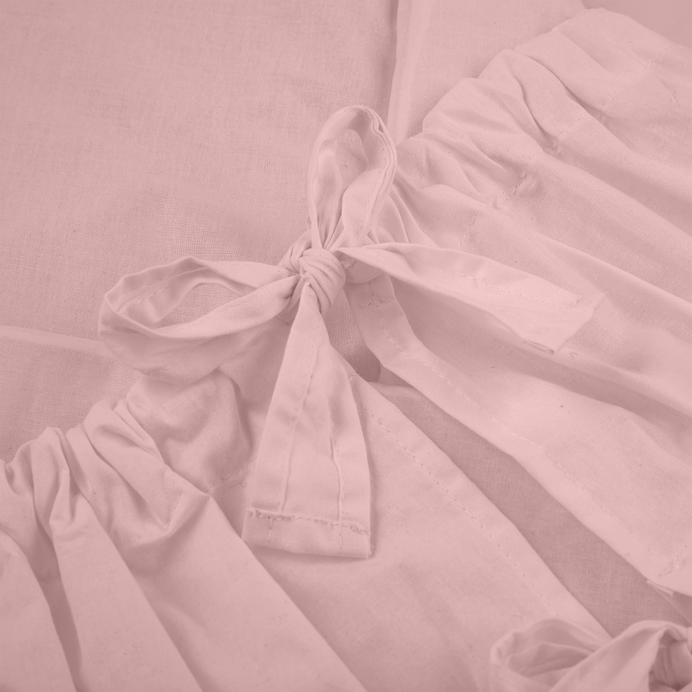 PETITE&amp;MARS Zavinovačka šnurovacia Nurse s pevnou kokosovou vložkou Dusty Pink 75x75 cm