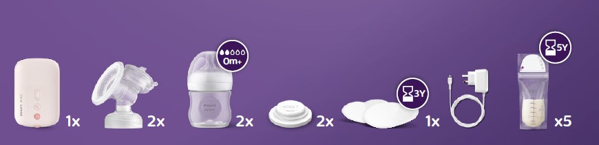 Philips AVENT Odsávačka materského mlieka elektrická DUO SCF397/31