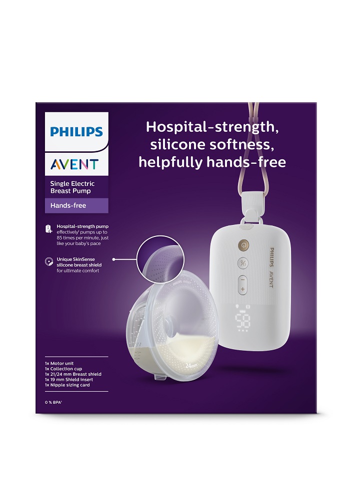 Philips AVENT Odsávačka materského mlieka elektrická Hands-Free Premium Plus SCF531/11