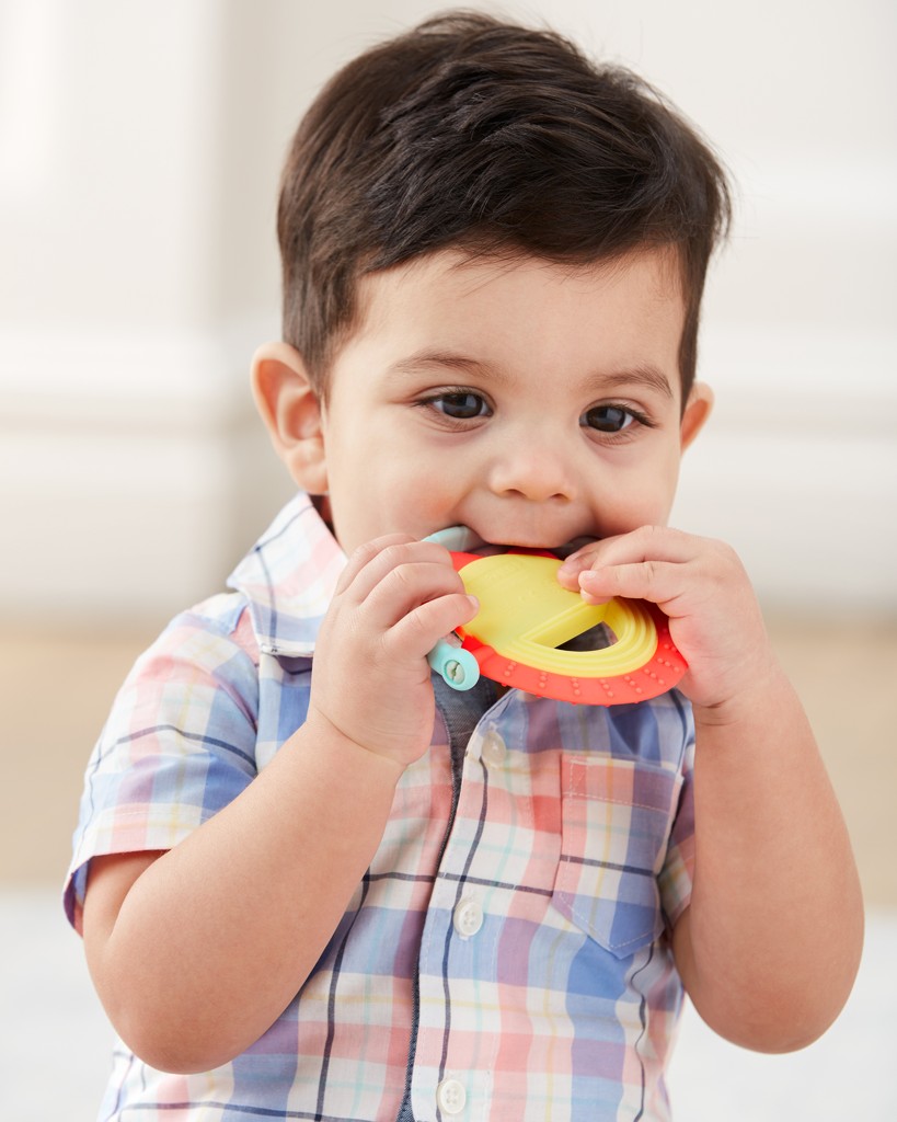 SKIP HOP Hryzačka Silver Lining Slnko 3m+