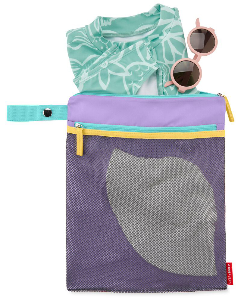 SKIP HOP Spark Style Vrecko nepremokavé fialovo-ružová 30 x 38 cm