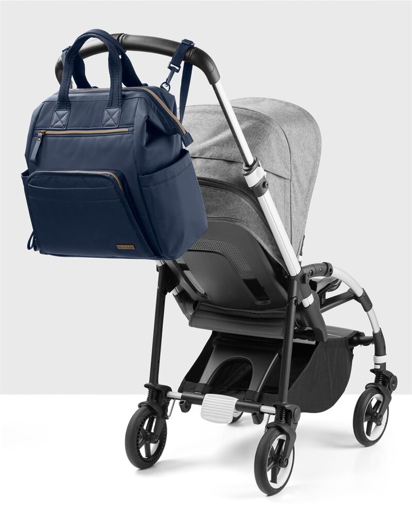 SKIP HOP Taška prebaľovacia/batoh Mainframe Midnight Navy