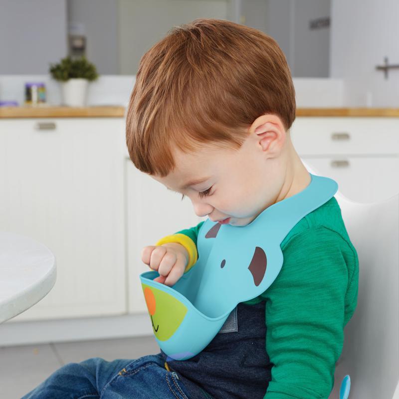 SKIP HOP Zoo Podbradník silikónový Psík 6m+