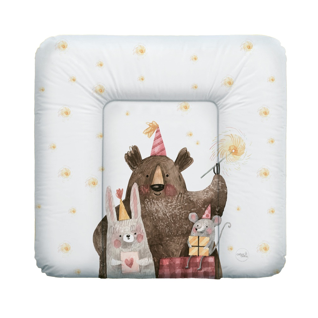 CEBA BABY Podložka prebaľovacia mäkká stredná (75x72) Basic Celebration