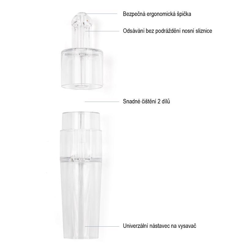 PETITE&amp;MARS Odsávačka nosných hlienov na vysávač Happy Nose 0 m+