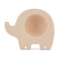 PETITE&amp;MARS Hračka silikónová Elephant Edwin Dusty Rose 6m+