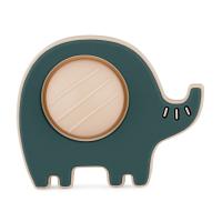 PETITE&MARS Hračka silikónová Elephant Edwin Misty Green 6m+