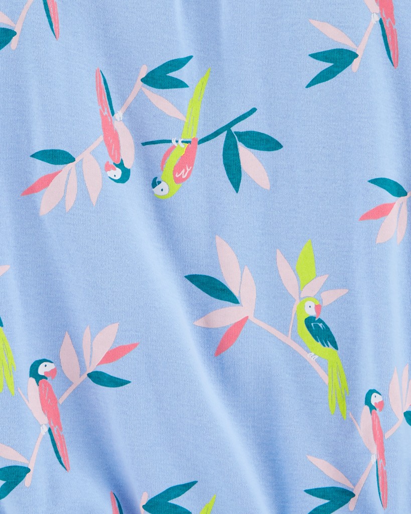 CARTER'S Overal letný Blue Bird dievča NB