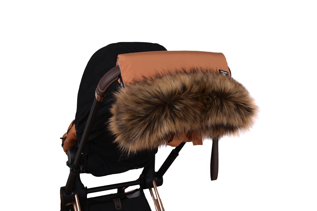 COTTONMOOSE Rukávnik na kočík Red