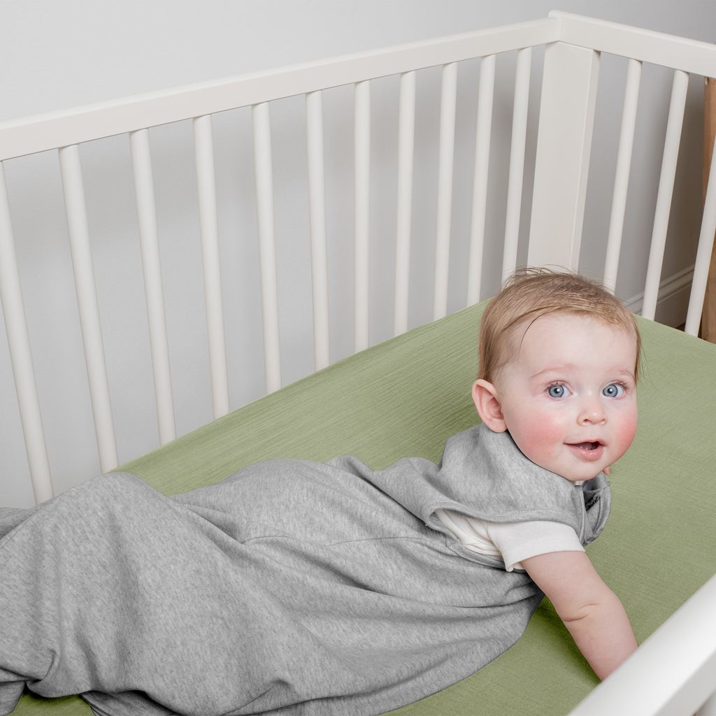 INGENUITY Vak spací bavlnený TOG 2,5 SwaddleMe™ Heather Grey 3m+