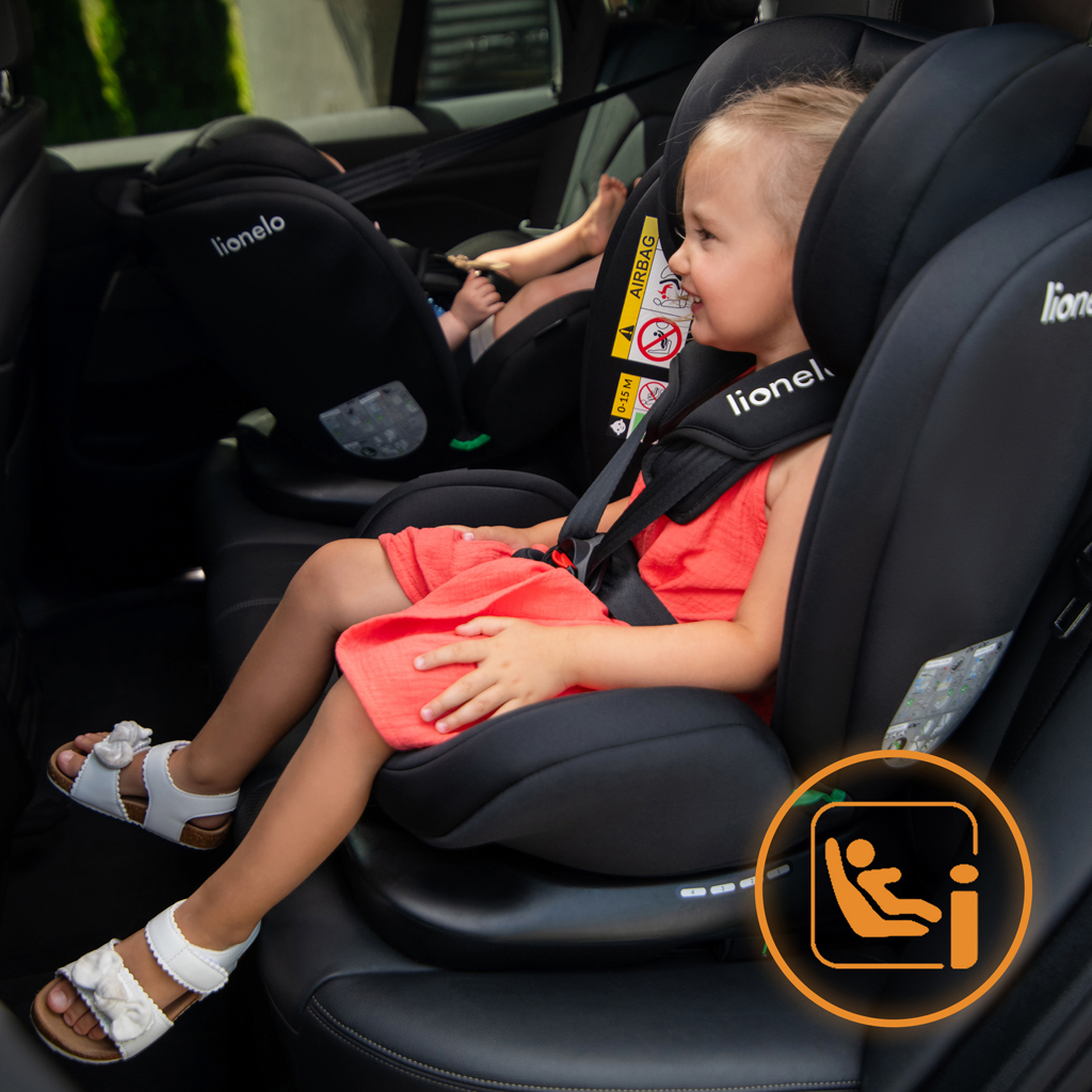LIONELO Autosedačka Bastiaan i-Size (40-150 cm) Black Grey