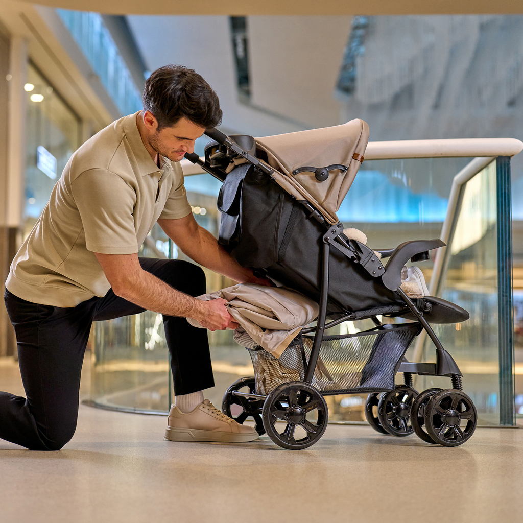 LIONELO Kočík športový Emma Plus Grey Dove