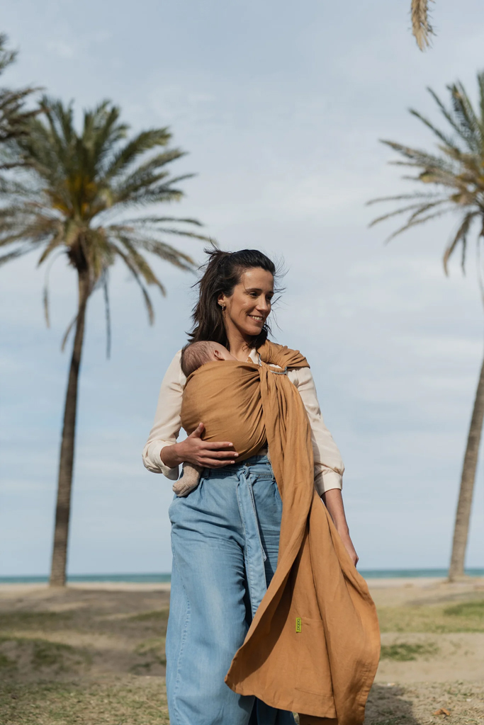 BOBA Nosič detí / šatka Ring Wrap - Rye