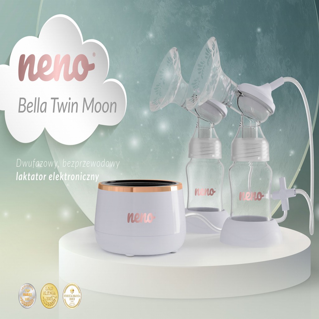 NENO Odsávačka materského mlieka duo elektrická Bella Twin Moon