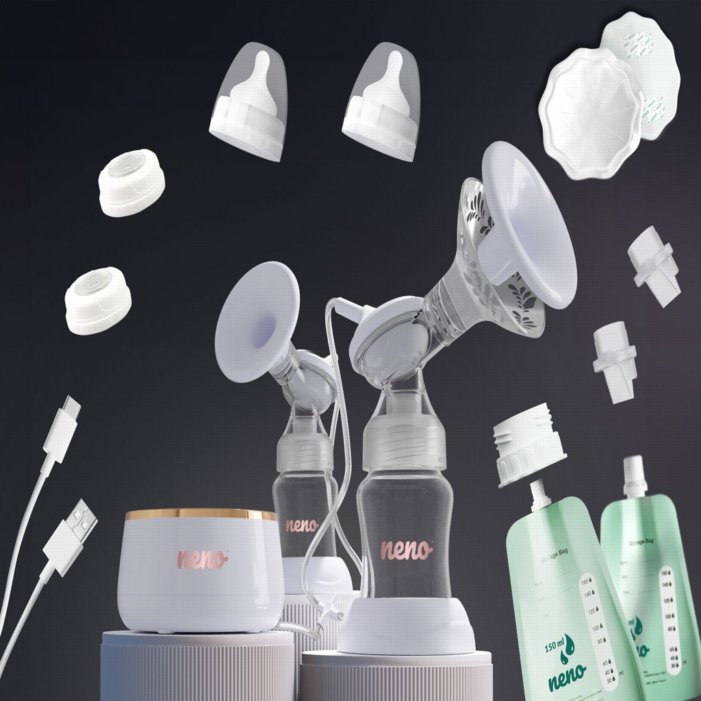 NENO Odsávačka materského mlieka duo elektrická Bella Twin Moon