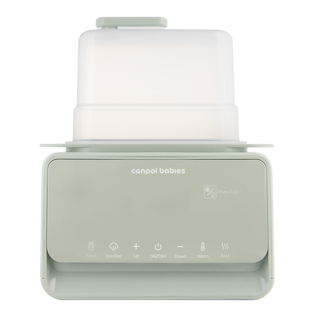 CANPOL BABIES Ohrievač a sterilizátor dojčenských fliaš elektrický double 7v1