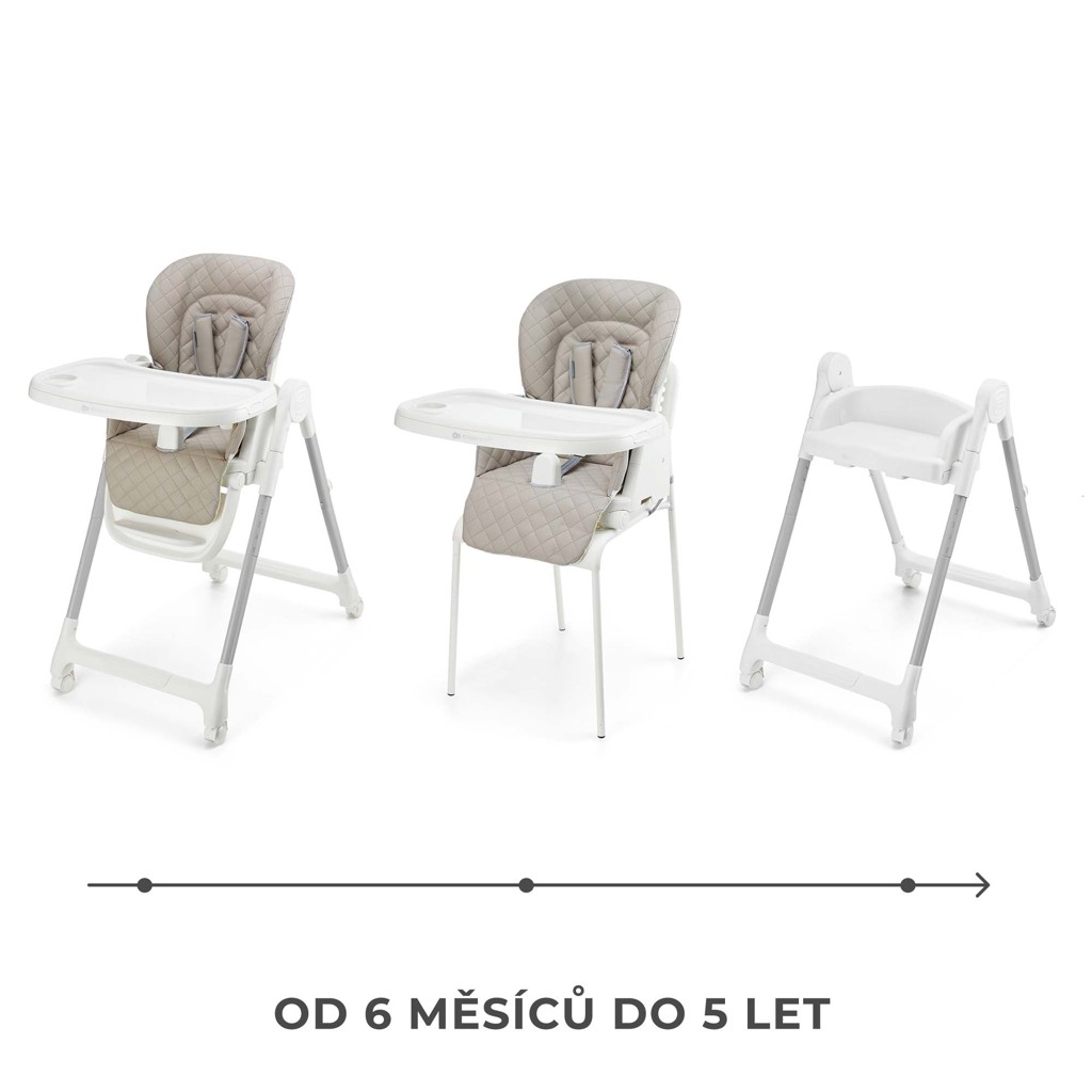 KINDERKRAFT Stolička jedálenská Tulo Beige