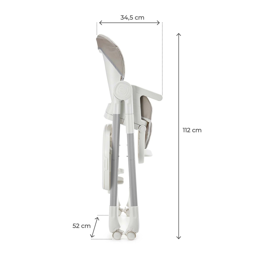 KINDERKRAFT Stolička jedálenská Tulo Beige