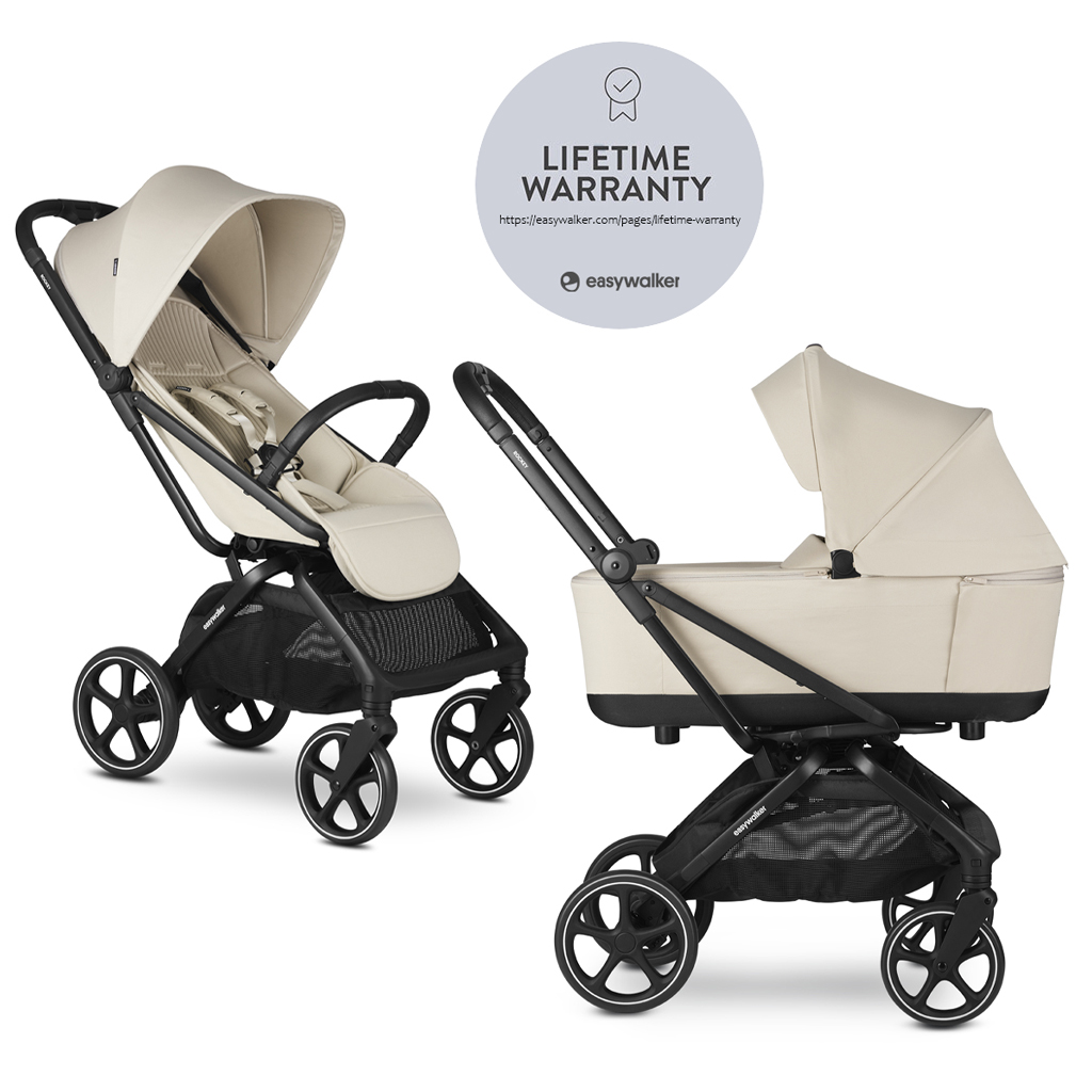 EASYWALKER Kočík kombinovaný Rockey L Bright Taupe
