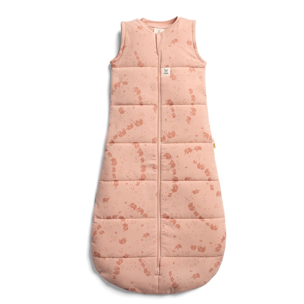 ERGOPOUCH Vak na spanie organická bavlna Jersey Elephant Parade 8-24 m, 8-14 kg, 2,5 tog