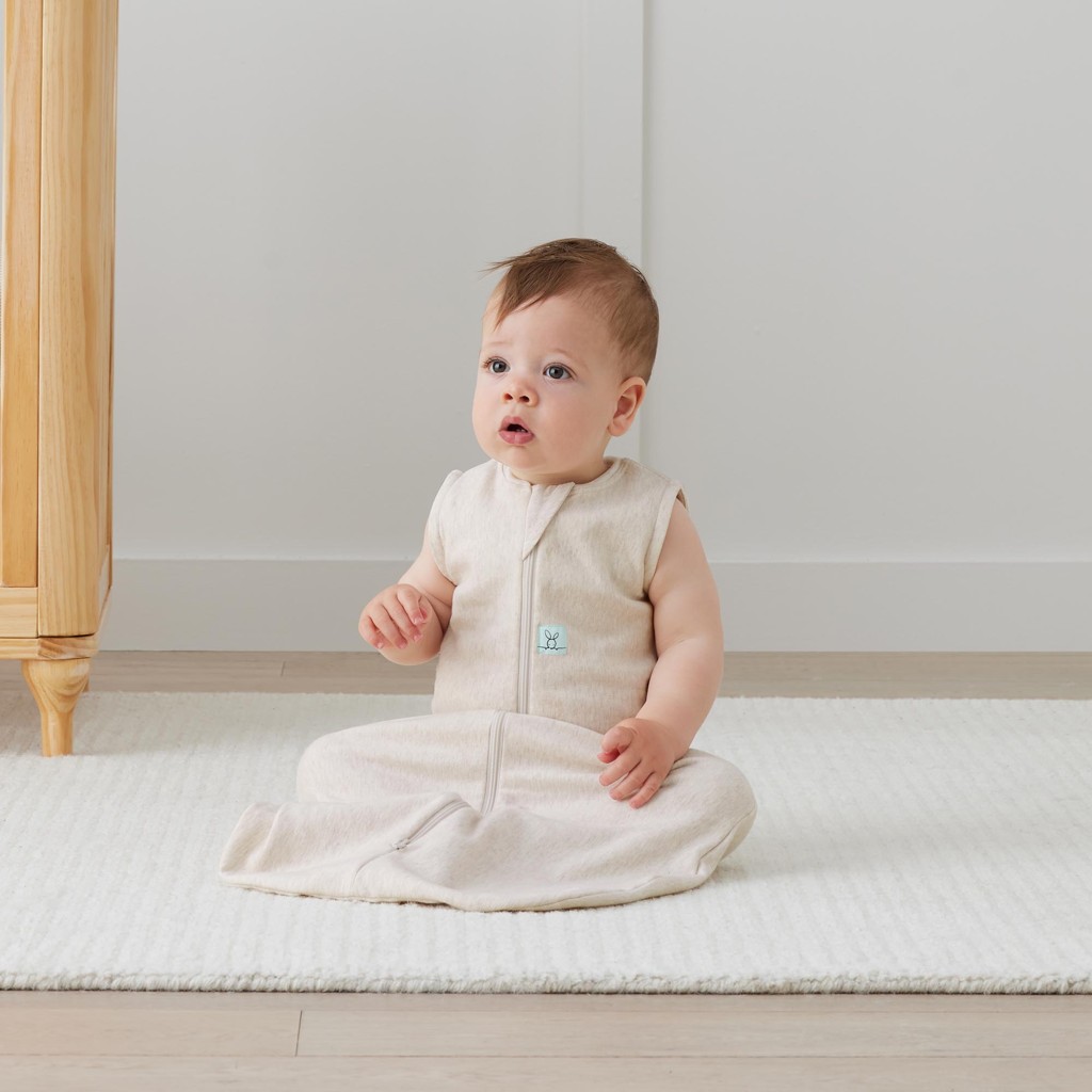 ERGOPOUCH Vak na spanie organická bavlna Jersey Oatmeal Marle 8-24 m, 8-14 kg, 1 tog