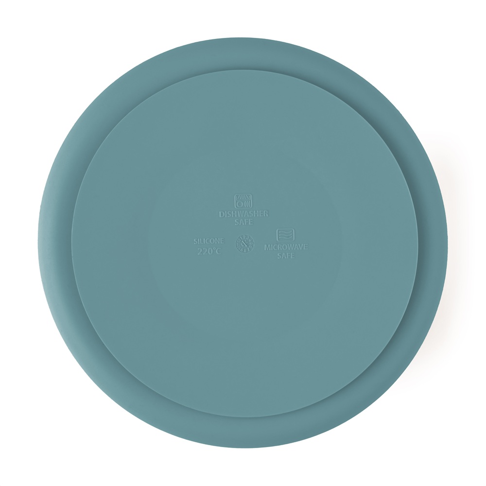 PETITE&amp;MARS Tanierik silikónový deliaci okrúhly Take&amp;Match Frosted Sky 6m+