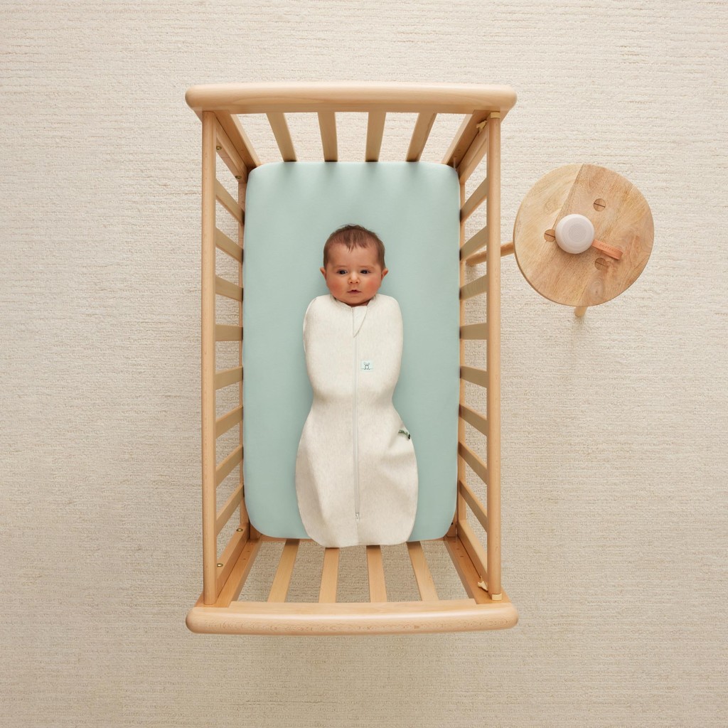 ERGOPOUCH Zavinovačka a vak na spanie 2v1 Cocoon Oatmeal Marle 0-3 m, 3-6 kg, 1 tog